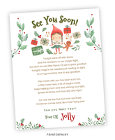 Christmas Elf Goodbye Letter